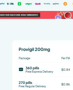 FDA-approved Provigil medication